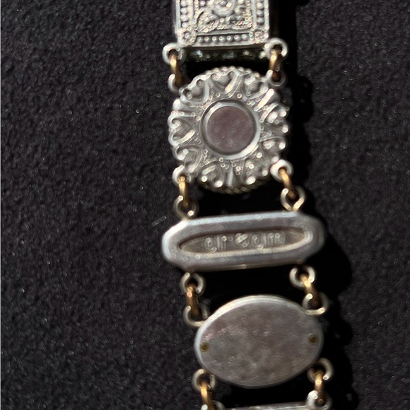 FIREFLY. VERY RARE exquisite Clear-Necklace, Bracelet & matching Earrings set. - Picture 11 of 15